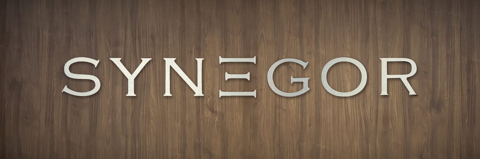 SYNEGOR sign at the Synegor Law Firm office in Kyiv
